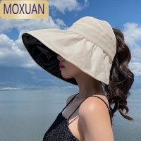MOXUAN空顶帽防晒帽女夏季运动帽遮阳帽户外遮脸百搭大檐太阳帽