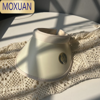 MOXUAN晚晚同款遮阳帽女夏季韩国uv防晒帽露顶空顶户外太阳帽子