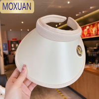 MOXUAN晚晚同款遮阳帽女夏季防晒空顶帽子网红太阳帽韩国uv骑行