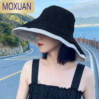 MOXUAN遮阳防晒帽子遮全脸夏季大沿大檐折叠太阳帽百搭渔夫帽女