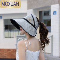 MOXUAN2022可调节大檐防晒防晒空顶户外太阳帽登山运动遮阳帽子