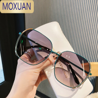 MOXUAN2021新款偏光镜潮牌太阳镜女大脸显瘦墨镜男韩版潮素颜镜