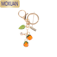 MOXUAN吉祥柿子汽车钥匙扣Airpods水果包挂件柿柿如意好运顺利情侣礼物