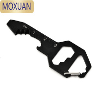 MOXUAN钥匙挂件扣卡式工具卡军卡多功能开瓶器内六角挂件便携螺丝刀迷你钥匙扣