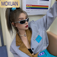 MOXUANZ千禧未来科技感银色偏光太阳眼镜y2K辣妹网红封帆ff嘻哈蹦迪墨镜太阳镜