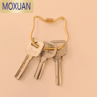 MOXUAN情侣钥匙扣黄铜可爱猫头个性创意汽车钥匙圈女精致高级感小众设计