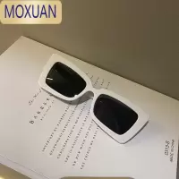 MOXUAN欧美复古新款墨镜猫眼个性韩版方框眼镜街拍凹造型酷潮男太阳镜女