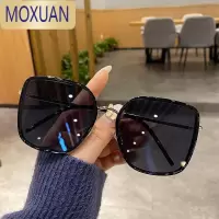 MOXUAN墨镜女夏2022年新款潮流复古高级感太阳眼镜ins大脸显瘦太阳镜