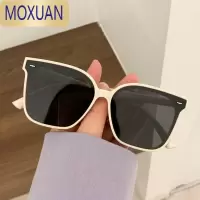 MOXUAN2021新款复古方框墨镜女网红款ins大脸圆脸显瘦街拍百搭太阳眼镜太阳镜