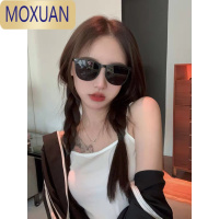 MOXUANbasil紫淑可折叠墨镜女款偏光超轻茶色时尚太阳眼镜太阳镜