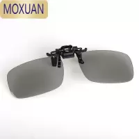 MOXUAN太阳镜墨镜镜片夹片男女近视专用智能变色偏光眼镜片日夜两用夹片
