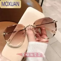MOXUAN墨镜女ins2021年新款圆脸韩版潮时尚太阳眼镜大脸显瘦夏太阳镜