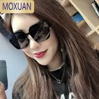 MOXUAN墨镜女夏海边2022新款潮街拍圆脸大脸太阳镜男士眼镜护目
