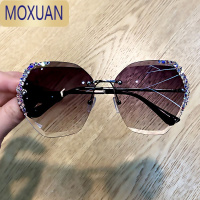 MOXUAN太阳镜女2021年新款带钻遮阳镜偏光眼镜潮女明星同款墨镜