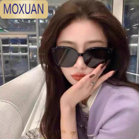 MOXUAN戚薇同款墨镜女圆脸超大框方形铆钉显瘦复古大脸太阳镜男