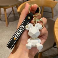 MOXUAN切面么么兔钥匙扣女精致背包挂饰可爱汽车钥匙链卡通立体公仔挂件