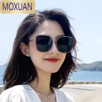 MOXUAN墨镜女2022新款INS韩版潮眼镜网红大框偏光显脸小太阳镜