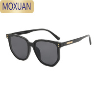 MOXUAN墨镜女潮ins风网红款多边形大框显脸小太阳镜女开车眼镜