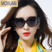 MOXUAN2021新款偏光太阳镜女潮墨镜女圆脸近视眼镜明星同款时尚