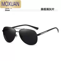 MOXUAN偏光墨镜2021新款潮变色太阳眼镜男士开车专用日夜两用大脸驾驶镜太阳镜