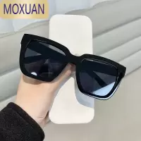 MOXUAN2021新款男士偏光太阳镜网红明星同款个性开车大框墨镜潮