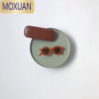 MOXUANins春夏韩国婴儿复古洋气儿童太阳镜宝宝圆框百搭墨镜遮阳镜