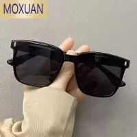 MOXUAN墨镜男士开车专用偏光镜男强光驾驶太阳镜女大脸显瘦眼睛