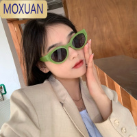MOXUAN社恐宝子B入~网红同款三角墨镜女高级ins太阳眼镜复古潮太阳镜