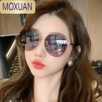 MOXUAN墨镜2022年新款潮女夏大脸显瘦强光太阳眼镜开车专用近视太阳镜