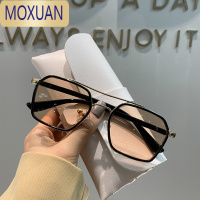 MOXUAN陈伟霆同款茶色太阳镜男女韩范个性圆脸网红开车墨镜