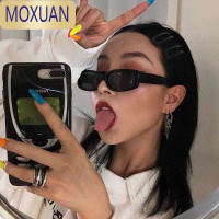 MOXUAN2020网红封帆FF同款墨镜黑色粗框果冻色小方框眼镜潮人蹦迪太阳镜