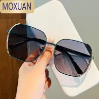 MOXUAN墨镜女高级感ins2022年新款强光大脸显瘦开车专用太阳镜