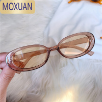 MOXUAN奶茶布丁 unif同款显脸小土酷墨镜 凹造型蹦迪酷男女圆形太阳镜
