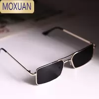MOXUAN日系2022新款墨镜女ins 潮男复古百搭方框防紫外旅行近视太阳镜