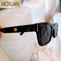 MOXUANJennie同款墨镜酷黑女潮ins小脸款街拍个性太阳眼镜猫眼豹纹复古太阳镜