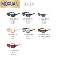 MOXUAN千嬉风黑墨镜未来科技感暗黑炫酷太阳镜潮男靓女装饰夸张