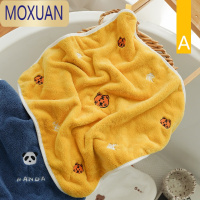 MOXUAN擦手巾挂式可爱吸水速干家用卫生间擦手布儿童擦手毛巾搽手帕