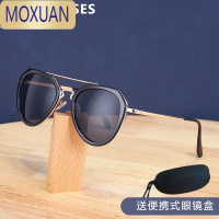 MOXUAN儿童金丝边框宝宝墨镜韩版多边形飞行眼镜复古小脸男女童太阳镜潮