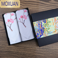 MOXUAN红梅手帕女士擦汗吸水古风随身小手绢擦眼伴手礼物布