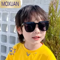MOXUAN男童墨镜潮儿童太阳镜眼镜时尚2022年新款韩版5岁6岁宝宝