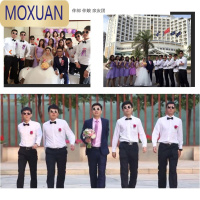 MOXUAN婚礼复古太子镜伴娘墨镜年会结婚庆伴郎偏光眼镜小号儿童宝宝眼镜太阳镜