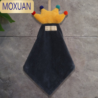 MOXUAN加厚擦手巾挂式强吸水毛巾韩国可爱手帕厨房洗手间懒人擦手布方巾