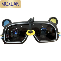 MOXUAN儿童太阳镜偏光宝宝硅胶眼镜可爱男童卡通个性潮女童墨镜