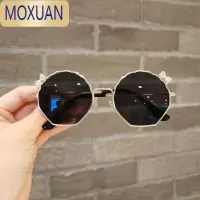 MOXUAN儿童眼镜墨镜防晒太阳镜女孩2岁宝宝护眼可爱潮时尚拍照