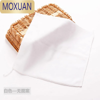 MOXUAN[五十条装]幼儿园小毛巾儿童方巾手帕擦手巾带挂绳吸水四方脸巾