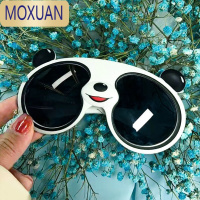 MOXUAN儿童硅胶眼镜太阳镜可爱卡通冰熊猫墩宝宝偏光男女童墨镜