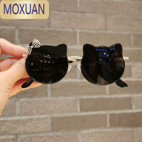 MOXUAN儿童墨镜时尚小女孩可爱猫咪太阳镜女童宝宝眼镜拍照造型
