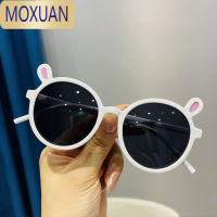 MOXUAN2022新款儿童太阳镜女可爱卡通墨镜男夏季复古眼镜框遮阳镜