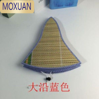 MOXUAN大沿草帽凉席编制帽可折叠方便携带遮阳防晒农民帽钓鱼男女帽海南帽子