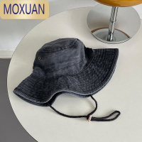 MOXUANTUshu/鲨鱼辣椒~中性风凹造型渔夫帽子女复古西部牛仔帽户外遮阳